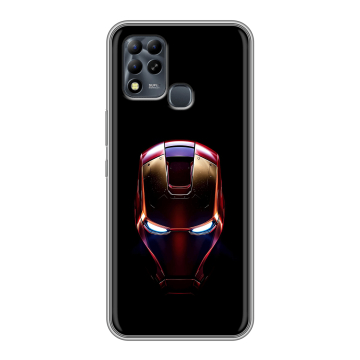 Силиконовый чехол на Infinix Hot 11 G37 с принтом IronMan Железный человек