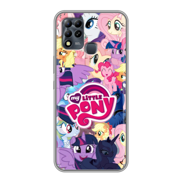 Силиконовый чехол на Infinix Hot 11 G37 с принтом My little pony Дружба чудо Силиконовый чехол на Infinix Hot 11 G37 с принтом My little pony Дружба чудо