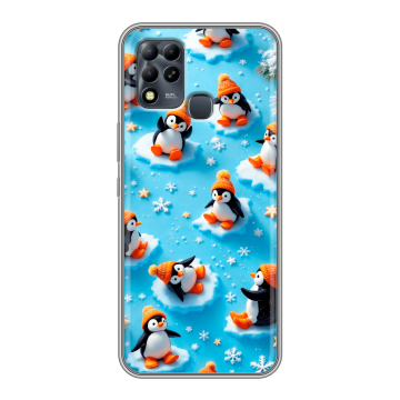 Силиконовый чехол на Infinix Hot 11 G37 с принтом Новый год Силиконовый чехол на Infinix Hot 11 G37 с принтом Новый год