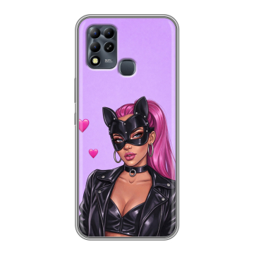 Силиконовый чехол на Infinix Hot 11 G37 с принтом женский Силиконовый чехол на Infinix Hot 11 G37 с принтом женский
