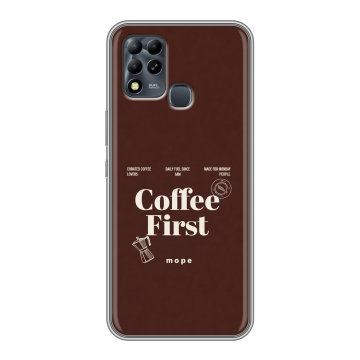 Силиконовый чехол на Infinix Hot 11 G37 с принтом женский