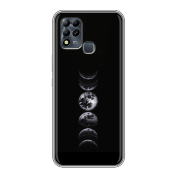 Силиконовый чехол на Infinix Hot 11 G37 с принтом женский