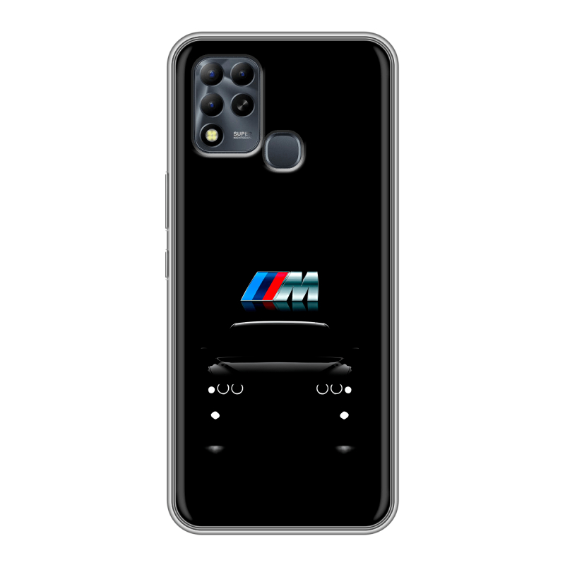 Силиконовый чехол на Infinix Hot 11 G37 с принтом БМВ BMW Силиконовый чехол на Infinix Hot 11 G37 с принтом БМВ BMW