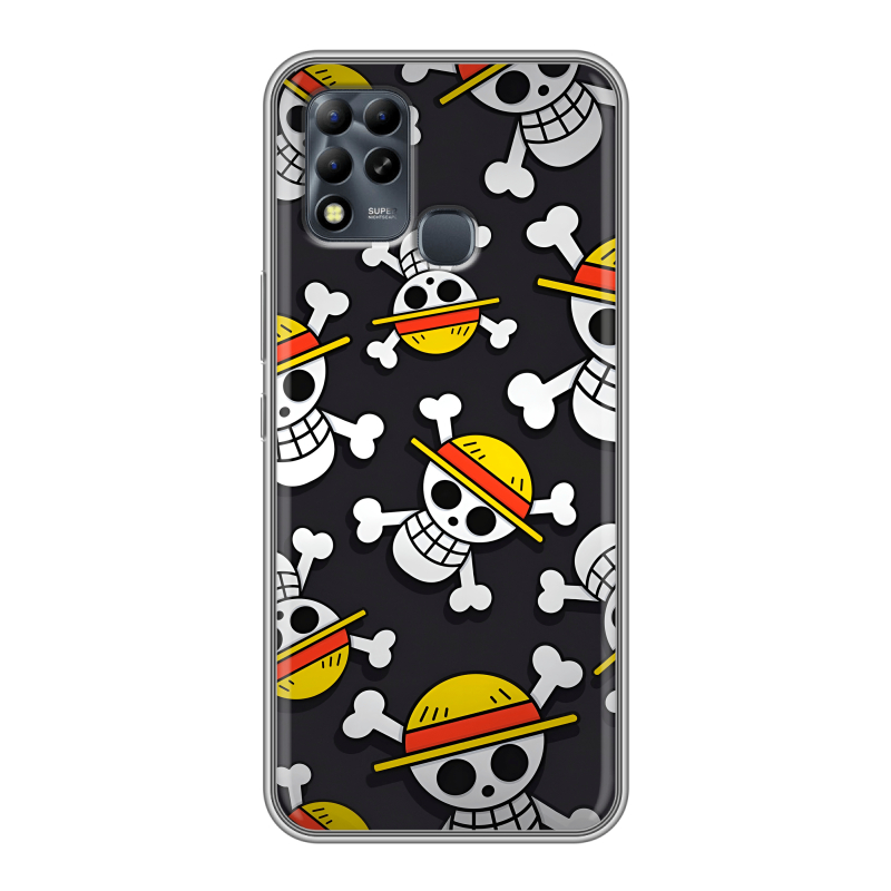 Силиконовый чехол на Infinix Hot 11 G37 с принтом One Piece Ван Пис Силиконовый чехол на Infinix Hot 11 G37 с принтом One Piece Ван Пис