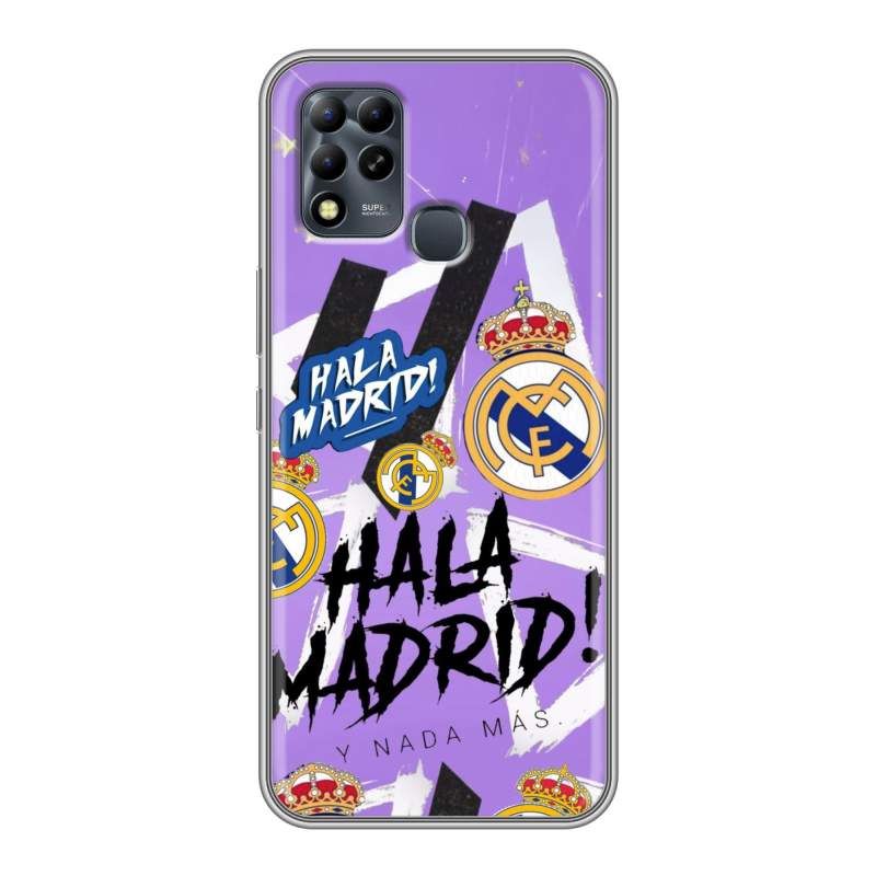 Силиконовый чехол на Infinix Hot 11 G37 с принтом Real Madrid Реал Мадрид Силиконовый чехол на Infinix Hot 11 G37 с принтом Real Madrid Реал Мадрид
