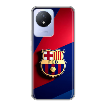 Силиконовый чехол на Vivo Y02A с принтом Барселона Barcelona Силиконовый чехол на Vivo Y02A с принтом Барселона Barcelona
