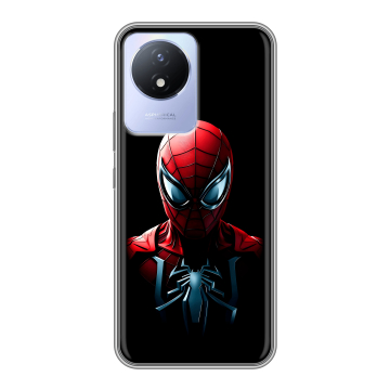 Силиконовый чехол на Vivo Y02A с принтом Spiderman Человек паук Силиконовый чехол на Vivo Y02A с принтом Spiderman Человек паук