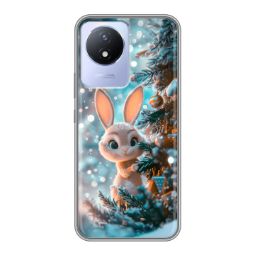 Силиконовый чехол на Vivo Y02A с принтом Новый год Силиконовый чехол на Vivo Y02A с принтом Новый год