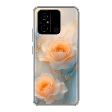 Силиконовый чехол на Xiaomi Poco C55 с принтом Женский Силиконовый чехол на Xiaomi Poco C55 с принтом Женский