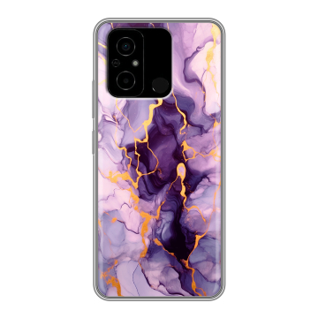 Силиконовый чехол на Xiaomi Poco C55 с принтом Мрамор Силиконовый чехол на Xiaomi Poco C55 с принтом Мрамор