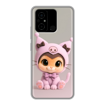 Силиконовый чехол на Xiaomi Poco C55 с принтом Куроми Kuromi Силиконовый чехол на Xiaomi Poco C55 с принтом Куроми Kuromi