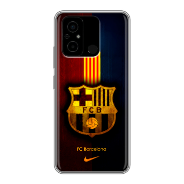 Силиконовый чехол на Xiaomi Poco C55 с принтом Барселона Barcelona Силиконовый чехол на Xiaomi Poco C55 с принтом Барселона Barcelona