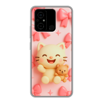 Силиконовый чехол на Xiaomi Poco C55 с принтом для девочек Силиконовый чехол на Xiaomi Poco C55 с принтом для девочек