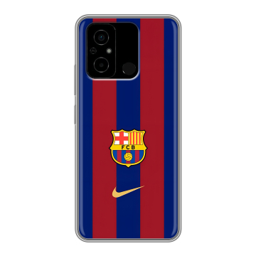 Силиконовый чехол на Xiaomi Poco C55 с принтом Барселона Barcelona