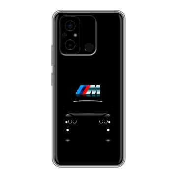 Силиконовый чехол на Xiaomi Poco C55 с принтом БМВ BMW