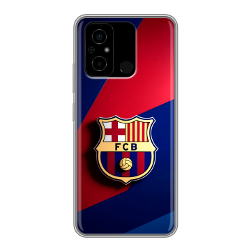 Силиконовый чехол на Xiaomi Poco C55 с принтом Барселона Barcelona