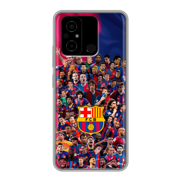 Силиконовый чехол на Xiaomi Poco C55 с принтом Барселона Barcelona Силиконовый чехол на Xiaomi Poco C55 с принтом Барселона Barcelona