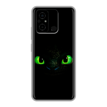 Силиконовый чехол на Xiaomi Poco C55 с принтом Как приручить дракона Силиконовый чехол на Xiaomi Poco C55 с принтом Как приручить дракона