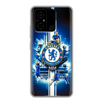 Силиконовый чехол на Xiaomi Poco C55 с принтом Chelsea Челси