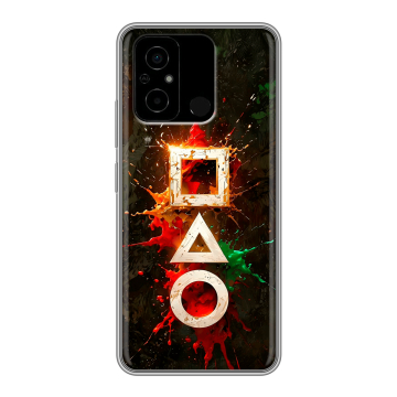 Силиконовый чехол на Xiaomi Poco C55 с принтом Squid Game Игра кальмара Силиконовый чехол на Xiaomi Poco C55 с принтом Squid Game Игра кальмара