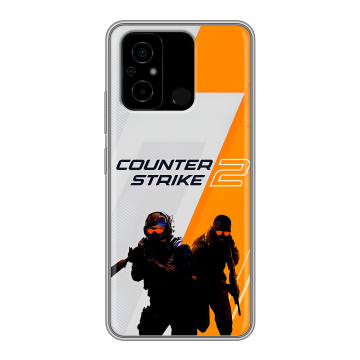 Силиконовый чехол на Xiaomi Poco C55 с принтом Counter Strike Силиконовый чехол на Xiaomi Poco C55 с принтом Counter Strike