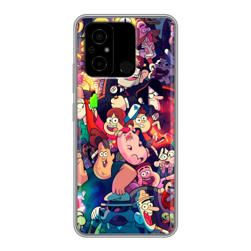 Силиконовый чехол на Xiaomi Poco C55 с принтом Gravity Falls Гравити Фолз Силиконовый чехол на Xiaomi Poco C55 с принтом Gravity Falls Гравити Фолз