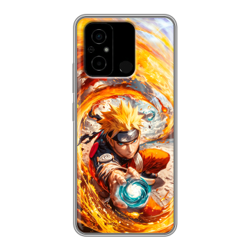 Силиконовый чехол на Xiaomi Poco C55 с принтом Аниме Наруто Naruto Силиконовый чехол на Xiaomi Poco C55 с принтом Аниме Наруто Naruto