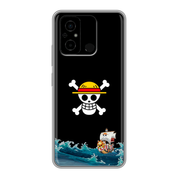 Силиконовый чехол на Xiaomi Poco C55 с принтом One Piece Ван Пис Силиконовый чехол на Xiaomi Poco C55 с принтом One Piece Ван Пис