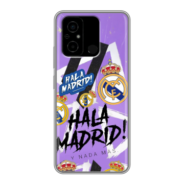 Силиконовый чехол на Xiaomi Poco C55 с принтом Real Madrid Реал Мадрид Силиконовый чехол на Xiaomi Poco C55 с принтом Real Madrid Реал Мадрид