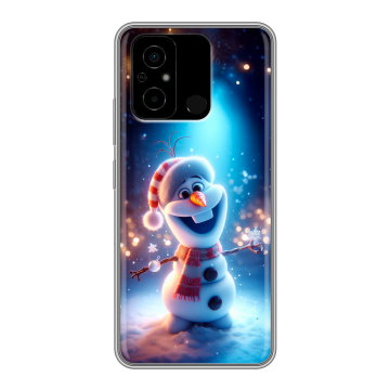 Силиконовый чехол на Xiaomi Poco C55 с принтом Новый год
