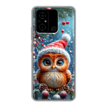 Силиконовый чехол на Xiaomi Poco C55 с принтом Новый год