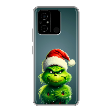 Силиконовый чехол на Xiaomi Poco C55 с принтом Новый год