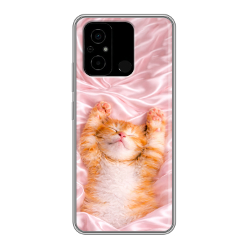 Силиконовый чехол на Xiaomi Poco C55 с принтом женский Силиконовый чехол на Xiaomi Poco C55 с принтом женский
