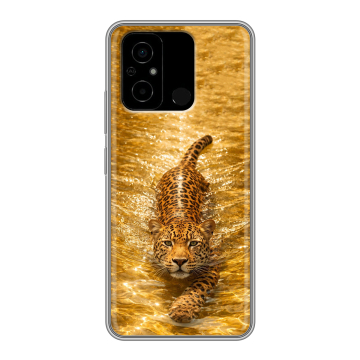 Силиконовый чехол на Xiaomi Poco C55 с принтом женский