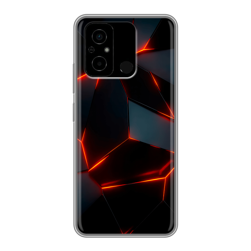 Силиконовый чехол на Xiaomi Poco C55 с принтом Яркие абстракции Силиконовый чехол на Xiaomi Poco C55 с принтом Яркие абстракции