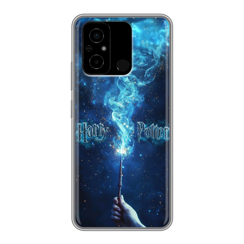Силиконовый чехол на Xiaomi Poco C55 с принтом Harry Potter Гарри Поттер Силиконовый чехол на Xiaomi Poco C55 с принтом Harry Potter Гарри Поттер