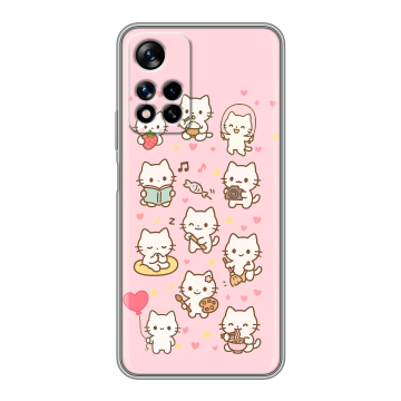 Силиконовый чехол на Xiaomi Redmi Note 11 Pro Plus 5G с принтом Hello Kitty Хелоу Кити Силиконовый чехол на Xiaomi Redmi Note 11 Pro Plus 5G с принтом Hello Kitty Хелоу Кити