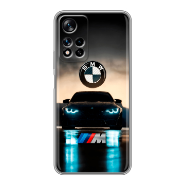 Силиконовый чехол на Xiaomi Redmi Note 11 Pro Plus 5G с принтом БМВ BMW Силиконовый чехол на Xiaomi Redmi Note 11 Pro Plus 5G с принтом БМВ BMW