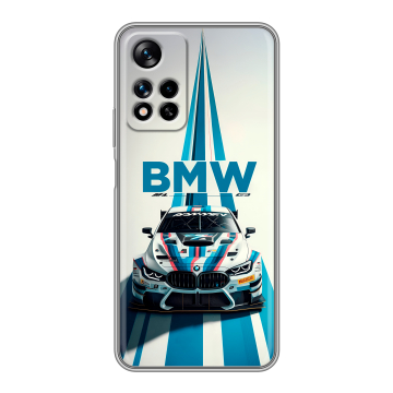 Силиконовый чехол на Xiaomi Redmi Note 11 Pro Plus 5G с принтом БМВ BMW Силиконовый чехол на Xiaomi Redmi Note 11 Pro Plus 5G с принтом БМВ BMW