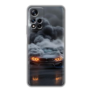 Силиконовый чехол на Xiaomi Redmi Note 11 Pro Plus 5G с принтом BMW БМВ Силиконовый чехол на Xiaomi Redmi Note 11 Pro Plus 5G с принтом BMW БМВ