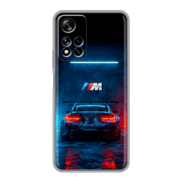 Силиконовый чехол на Xiaomi Redmi Note 11 Pro Plus 5G с принтом BMW БМВ Силиконовый чехол на Xiaomi Redmi Note 11 Pro Plus 5G с принтом BMW БМВ