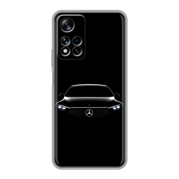 Силиконовый чехол на Xiaomi Redmi Note 11 Pro Plus 5G с принтом Mercedes Мерседес Силиконовый чехол на Xiaomi Redmi Note 11 Pro Plus 5G с принтом Mercedes Мерседес