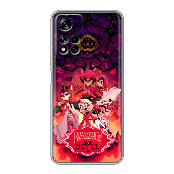 Силиконовый чехол на Xiaomi Redmi Note 11 Pro Plus 5G с принтом Hazbin Hotel Отель Хазбин Силиконовый чехол на Xiaomi Redmi Note 11 Pro Plus 5G с принтом Hazbin Hotel Отель Хазбин
