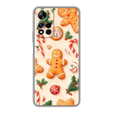 Силиконовый чехол на Xiaomi Redmi Note 11 Pro Plus 5G с принтом Новый год Силиконовый чехол на Xiaomi Redmi Note 11 Pro Plus 5G с принтом Новый год