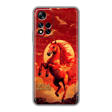 Силиконовый чехол на Xiaomi Redmi Note 11 Pro Plus 5G с принтом Новый год Силиконовый чехол на Xiaomi Redmi Note 11 Pro Plus 5G с принтом Новый год