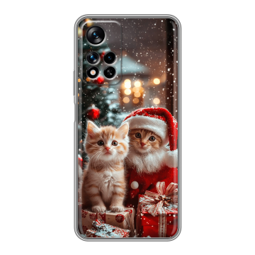 Силиконовый чехол на Xiaomi Redmi Note 11 Pro Plus 5G с принтом Новый год Силиконовый чехол на Xiaomi Redmi Note 11 Pro Plus 5G с принтом Новый год
