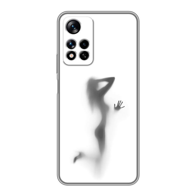 Силиконовый чехол на Xiaomi Redmi Note 11 Pro Plus 5G с принтом Силуэт Силиконовый чехол на Xiaomi Redmi Note 11 Pro Plus 5G с принтом Силуэт