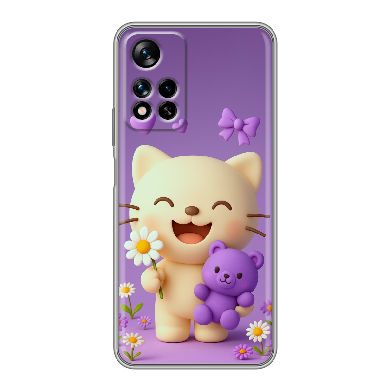 Силиконовый чехол на Xiaomi Redmi Note 11 Pro Plus 5G с принтом для девочек Силиконовый чехол на Xiaomi Redmi Note 11 Pro Plus 5G с принтом для девочек