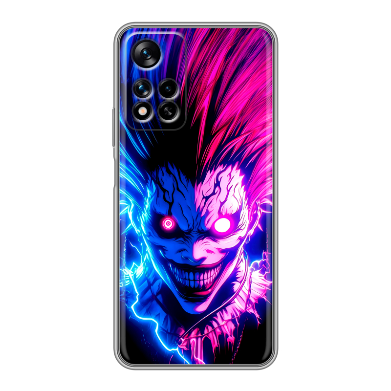 Силиконовый чехол на Xiaomi Redmi Note 11 Pro Plus 5G с принтом Death note Тетрадь смерти Силиконовый чехол на Xiaomi Redmi Note 11 Pro Plus 5G с принтом Death note Тетрадь смерти