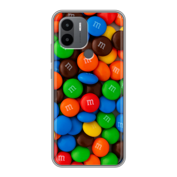 Силиконовый чехол на Xiaomi Poco C50 с принтом Конфеты Силиконовый чехол на Xiaomi Poco C50 с принтом Конфеты